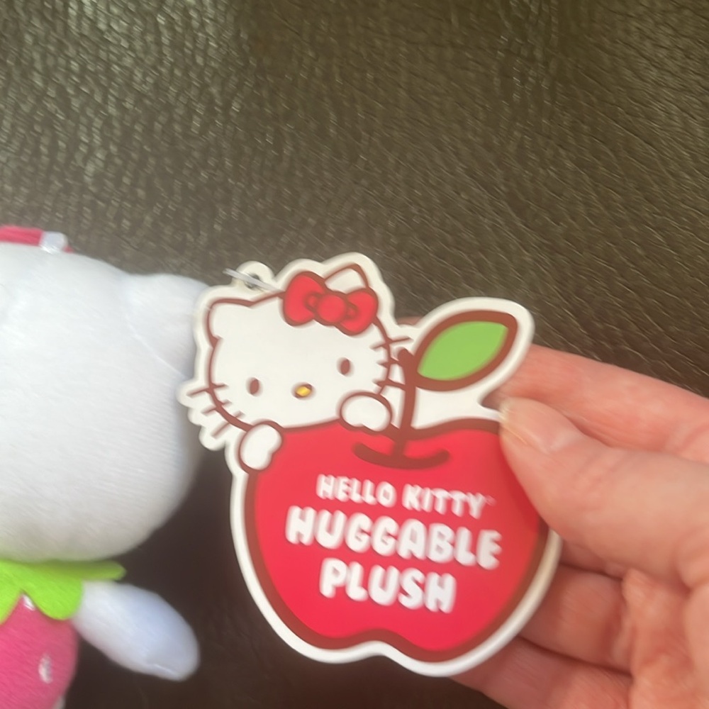 Cute hello kitty stuffed animals in strawberry outfits - Picture 6 of 7